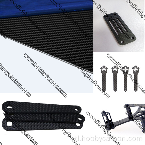 3K Carbon Fiber Plate CNC Cutting Parts